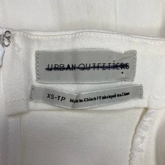 Urban Outfitters Denim Mini Dress | White | Size XS - Picture 10 of 10